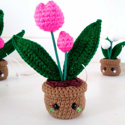 Moni’s Voice Crochet Mini Potted Plant - Caribshopper