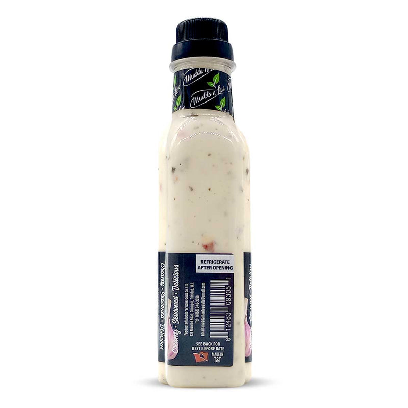 Mudda N Law Garlic Sauce with Loads Chadon Beni, 8oz - Caribshopper