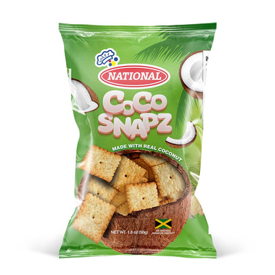 National Coco Snapz, 50g (3 Pack) - Caribshopper