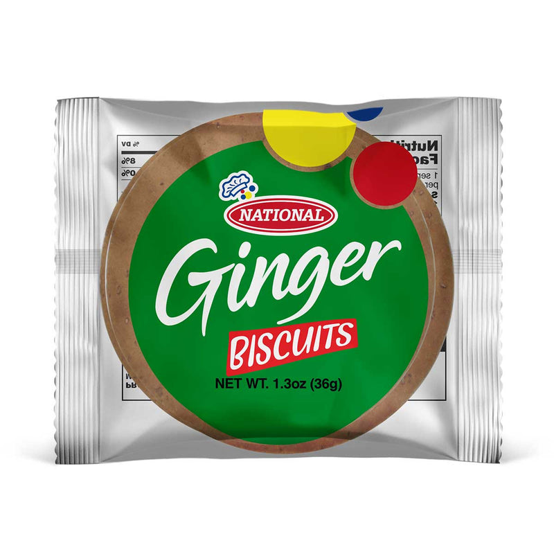 National Ginger Tea Biscuits, 36g (2 Pack) - Caribshopper