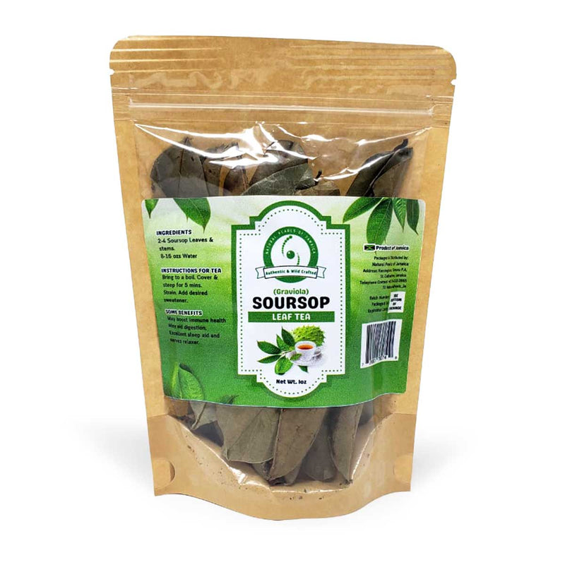 Natural Pearls of Jamaica Soursop Loose Leaves, 1oz (Case of 12) - Caribshopper