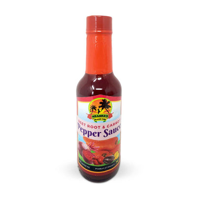Neasha's Island Vibz Beetroot and Carrot Pepper Sauce, 5oz - Caribshopper