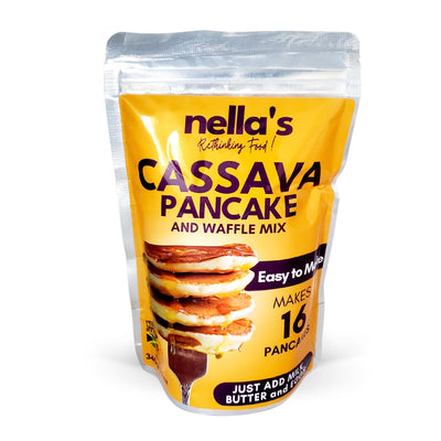 Nella's Tendaronis Cassava Pancakes & Waffles Mix, 12oz - Caribshopper