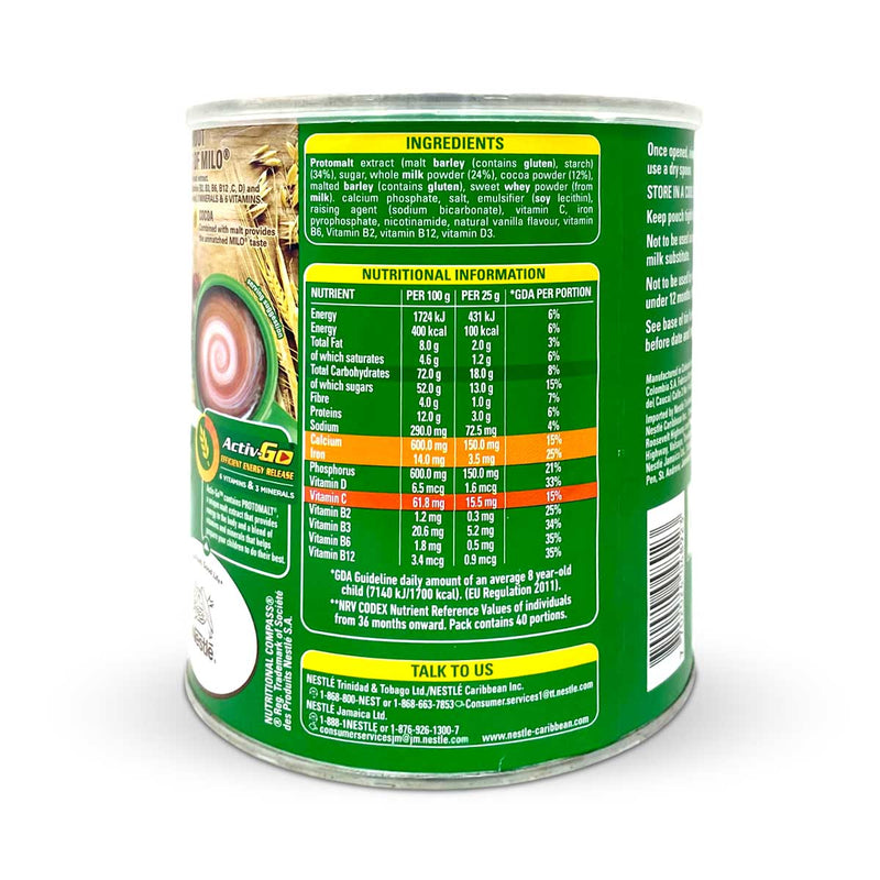 Nestle Milo Activ Go Tin, 450g - Caribshopper