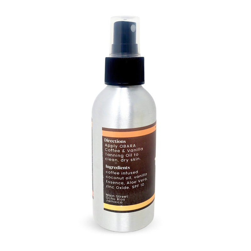 Obara Coffee & Vanilla Tanning Oil - Caribshopper