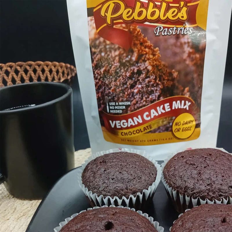 Pebbles Pastries Vegan Chocolate Cake Mix, 470g - Caribshopper