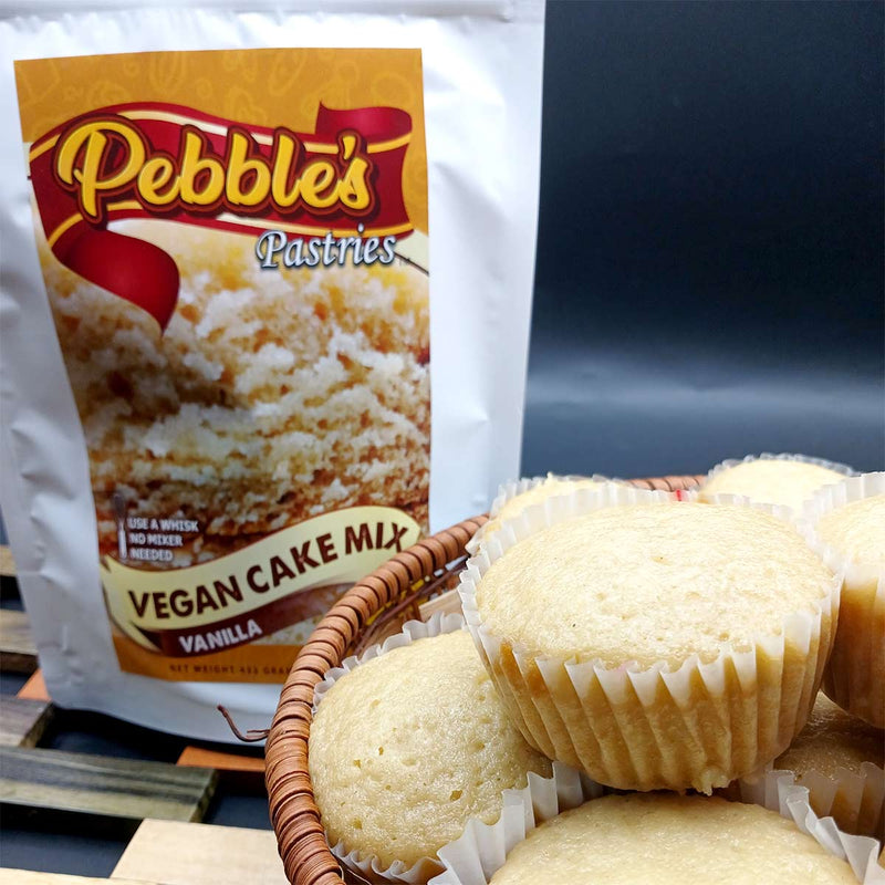 Pebbles Pastries Vegan Vanilla Cake Mix, 432g - Caribshopper