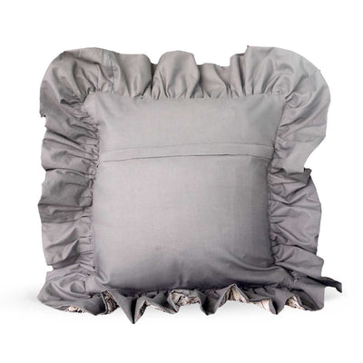 Pilgrim Decorative Throw Pillow Cover with Ruffles and Flange - Caribshopper