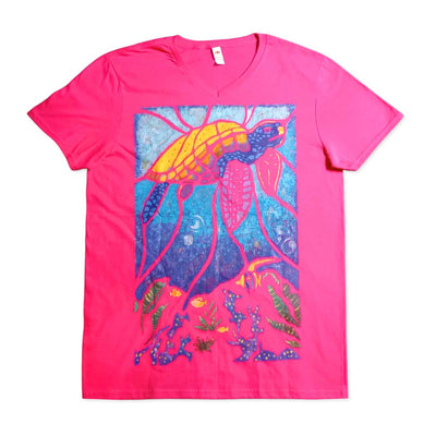 Pilgrim Hand - Painted Tortoise Women's T - Shirt - Caribshopper