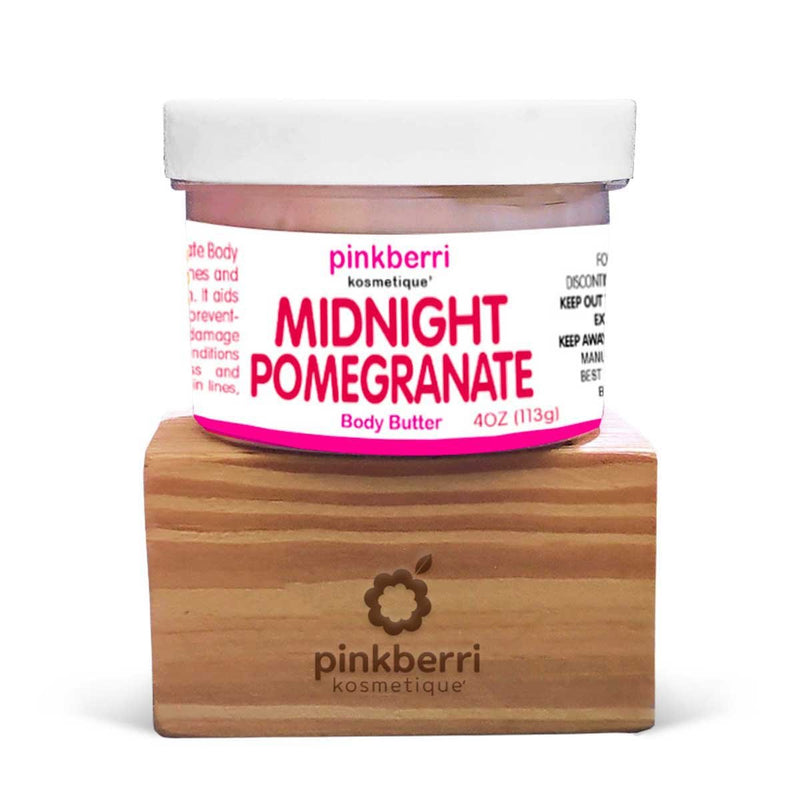 Pinkberri Kosmetique Midnight Pomegranate Body Butter, 4oz - Caribshopper