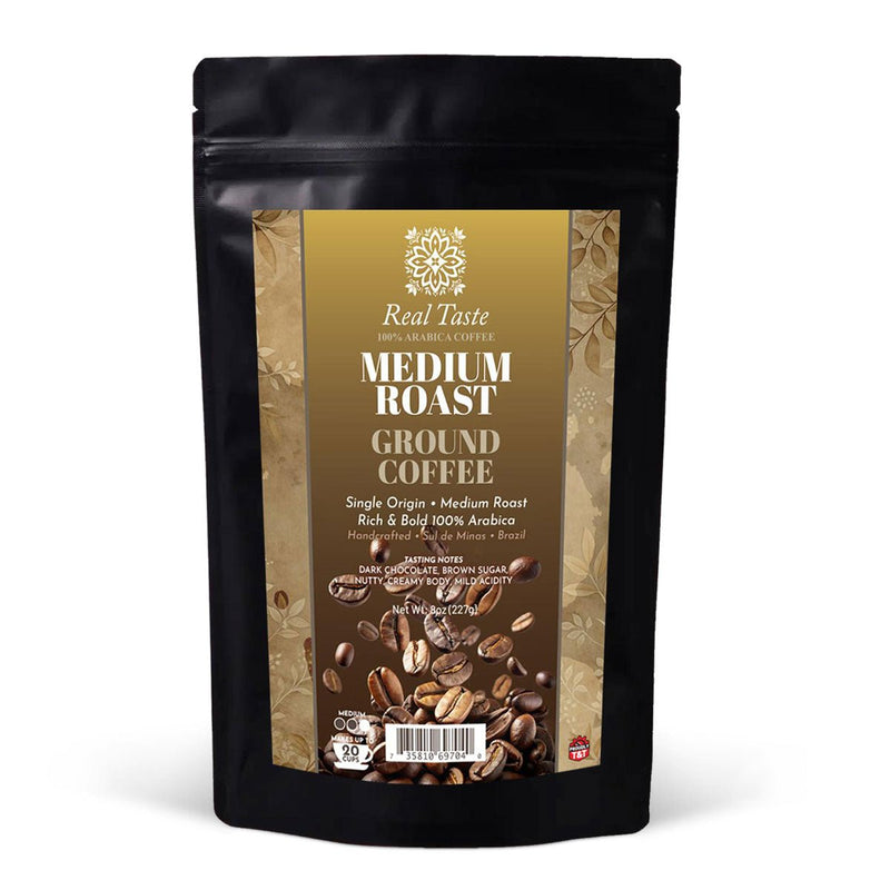 Real Taste Hazelnut Flavored Ground Coffee, 8oz - Caribshopper