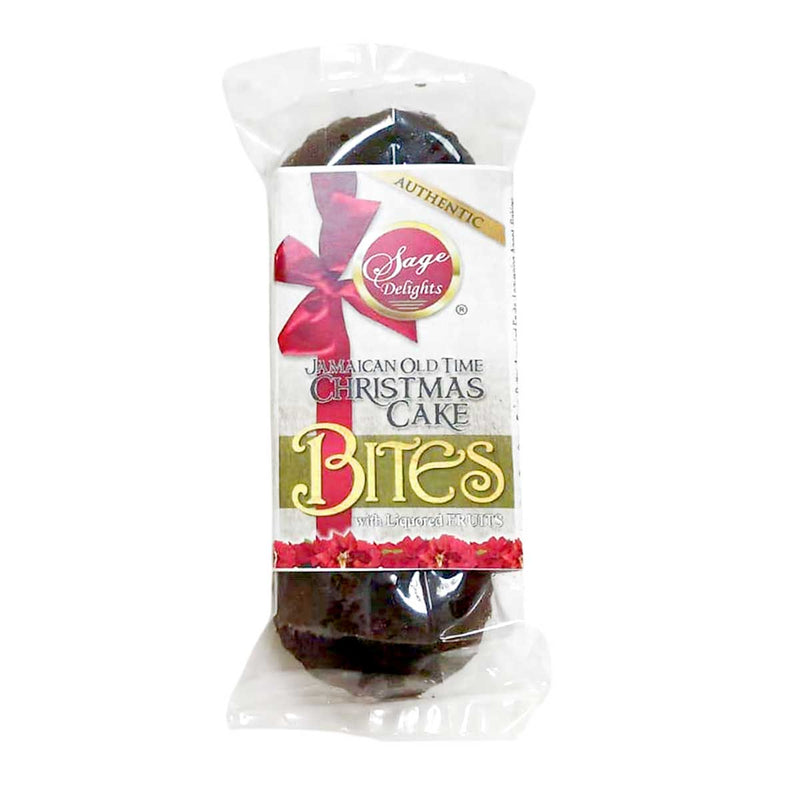 Sage Delights Jamaican Old Time Christmas Cake Bites, 2.2oz (Case of 10) - Caribshopper