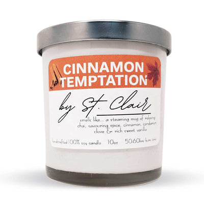 Scents By St. Clair Cinnamon Temptation Fall/Xmas Candles, 10oz - Caribshopper