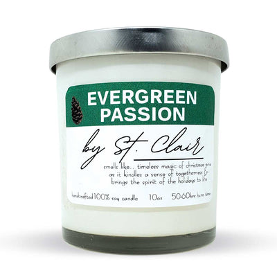 Scents By St. Clair Evergreen Passion Fall/Xmas Candles, 10oz - Caribshopper