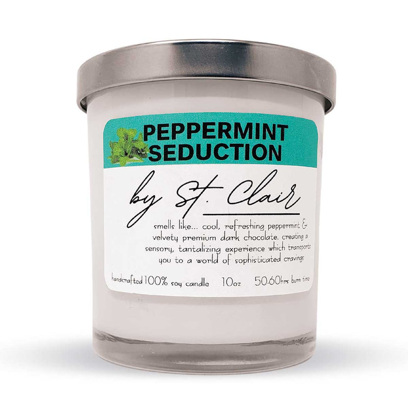 Scents By St. Clair Peppermint Seduction Fall/Xmas Candles, 10oz - Caribshopper