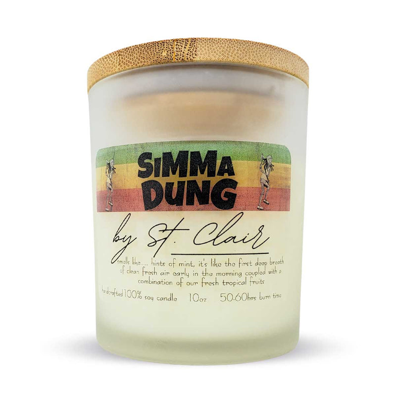 Scents By St. Clair Simma Dung Jamaica Candles, 10oz - Caribshopper