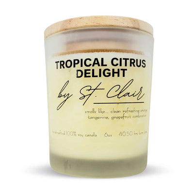 Scents By St. Clair Tropical Citrus Delight Soy Wax Candles - Caribshopper