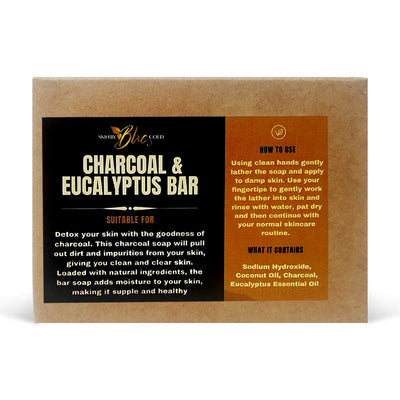 Skin by Blxc Charcoal & Eucalyptus Soap Bar, 4oz - Caribshopper