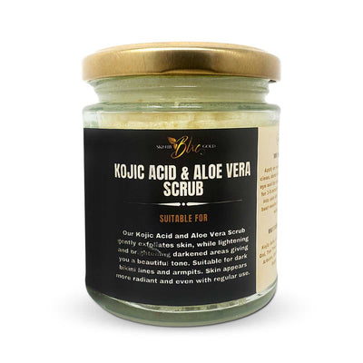 Skin by Blxc Kojic Acid & Aloe Vera Scrub, 6oz - Caribshopper