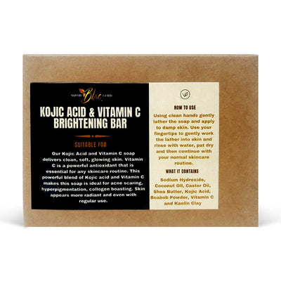 Skin by Blxc Kojic Acid & Vitamin C Brightening Soap Bar, 4oz - Caribshopper