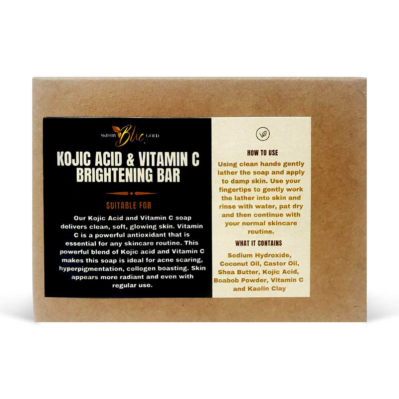 Skin by Blxc Kojic Acid & Vitamin C Brightening Soap Bar, 4oz - Caribshopper