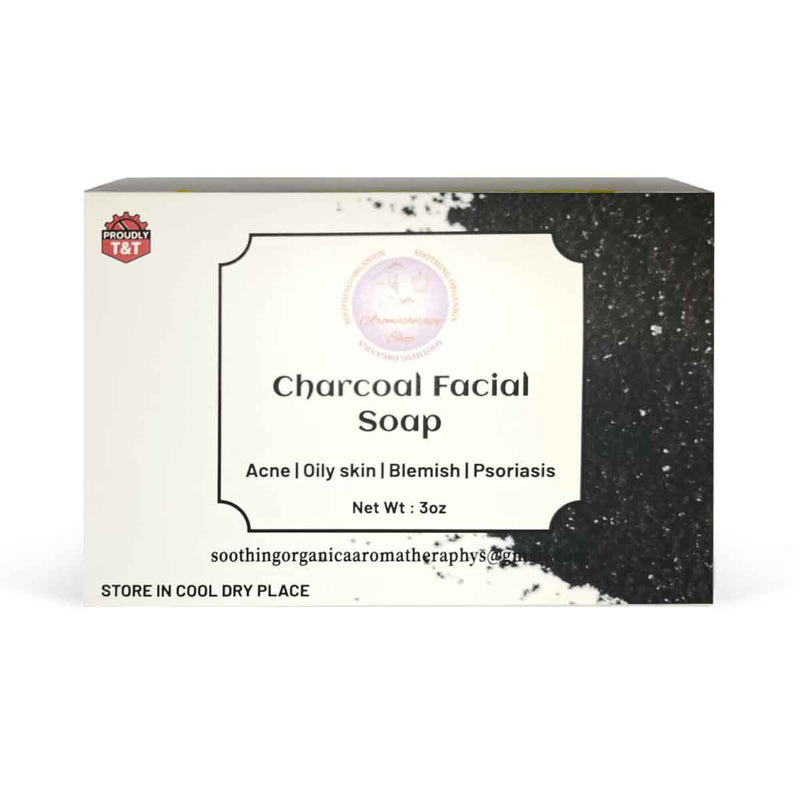 Soothing Organica Aromatherapy Shop Charcoal Facial Soap, 3oz - Caribshopper