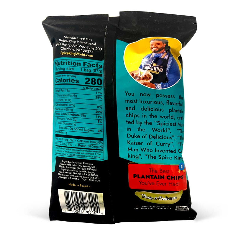 Spice King Jamaican Curry Chicken Flavored Plantain Chips, 2oz (3 Pack) - Caribshopper
