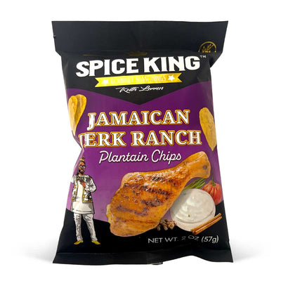Spice King Jamaican Jerk Ranch Plantain Chips, 2oz (3 Pack) - Caribshopper