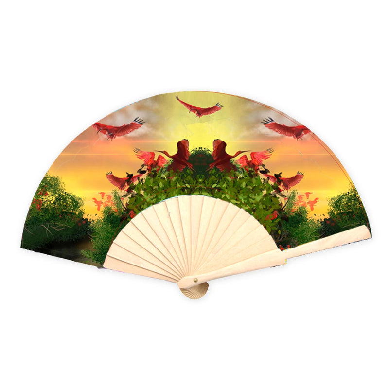 Sunset Soirre: Ibis and Mangrove Fan - Caribshopper