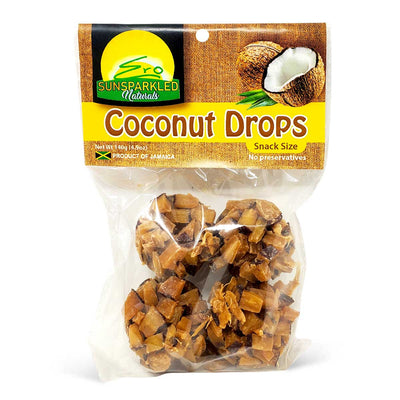 Sunsparkled Ja. Coconut Drops Bites, 100g - Caribshopper