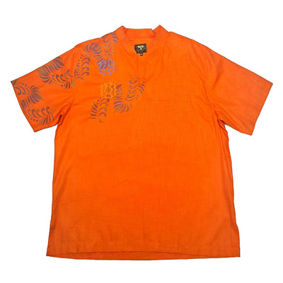 Suuru Designs Men’s Orange Cotton Tunic Top - Caribshopper