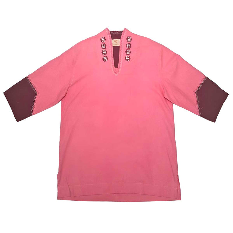 Suuru Designs Men’s Pink ¾ Sleeve Top - Caribshopper