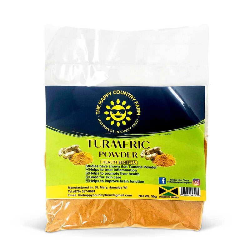 The Happy Country Farm Turmeric, 50g
