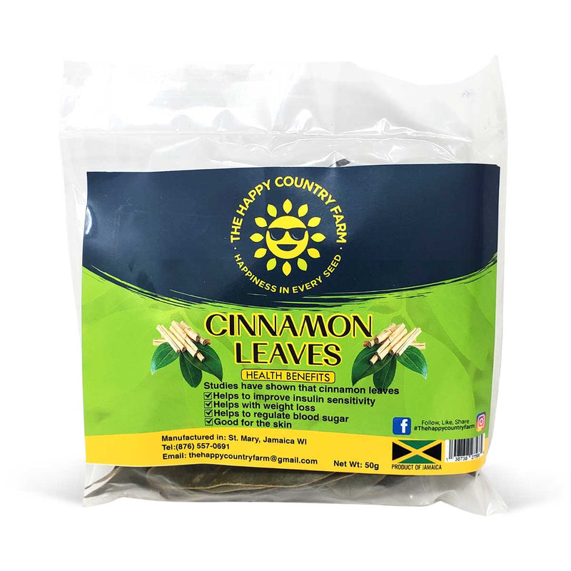 The Happy Country Farm Cinnamon Leaves, 50g - Caribshopper