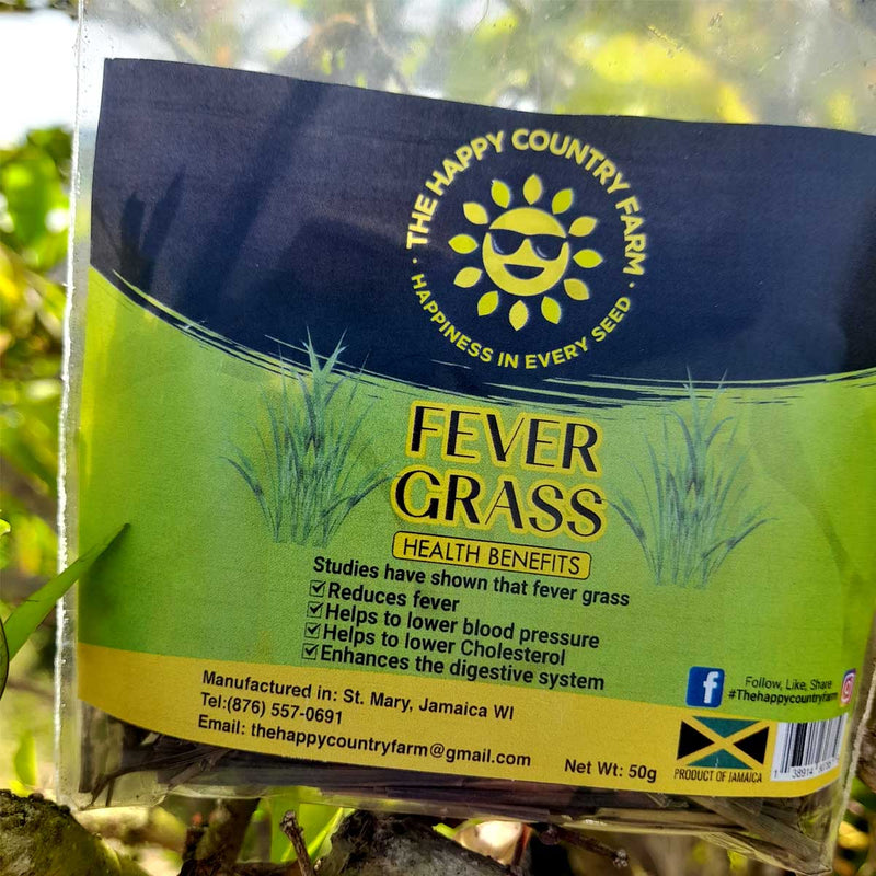 The Happy Country Farm Fever Grass, 50g - Caribshopper