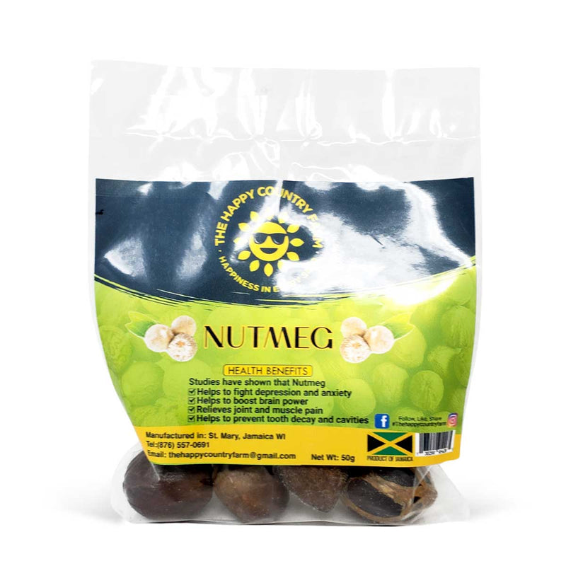 The Happy Country Farm Nutmeg, 50g - Caribshopper
