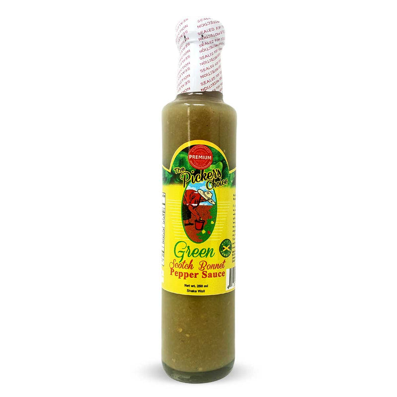 The Pickers Choice Green Scotch Bonnet Pepper Sauce, 8.8oz - Caribshopper