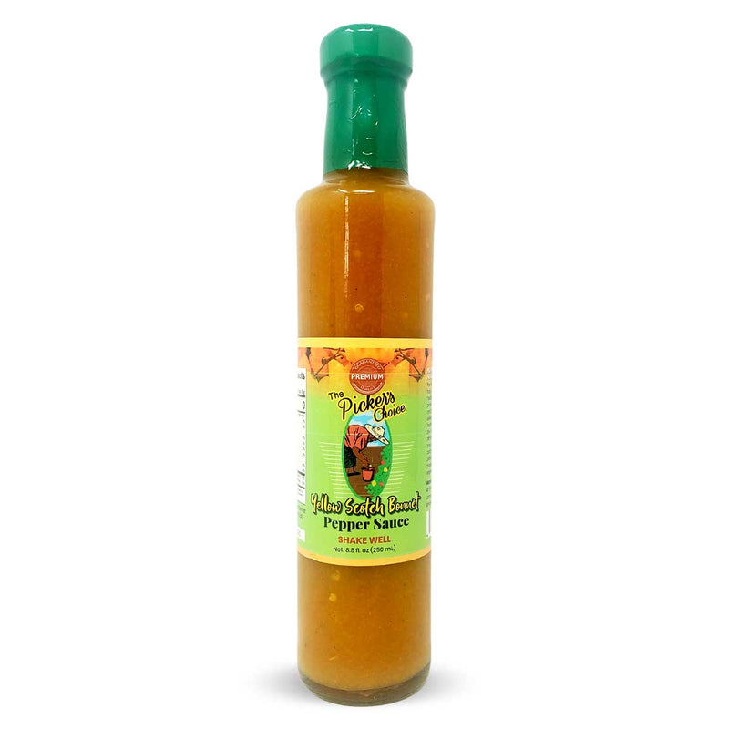 The Pickers Choice Yellow Scotch Bonnet Pepper Sauce, 8.8oz - Caribshopper