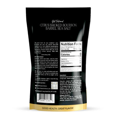 The Spice Theory Old Fashioned Citrus Smoked Bourbon Barrel Sea Salt, 4oz - Caribshopper