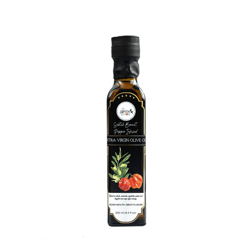 The Spice Theory Scotch Bonnet Pepper Infused Extra Virgin Olive Oil, 4oz - Caribshopper