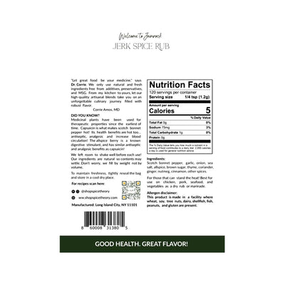 The Spice Theory Welcome to Jamrock Jerk Spice Rub, 3.2oz - Caribshopper