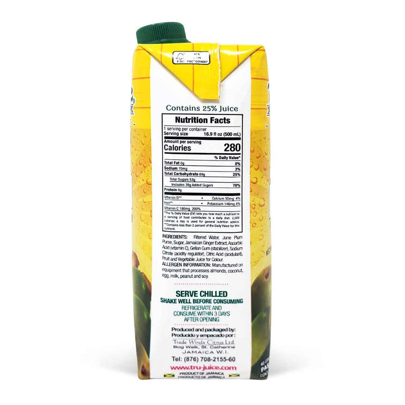 Tru - Juice Orange Pineapple Juice, 500ml (3 Pack) - Caribshopper