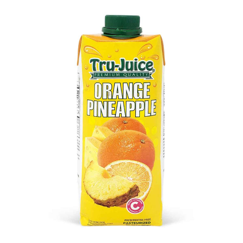 Tru - Juice Orange Pineapple Juice, 500ml (3 Pack) - Caribshopper