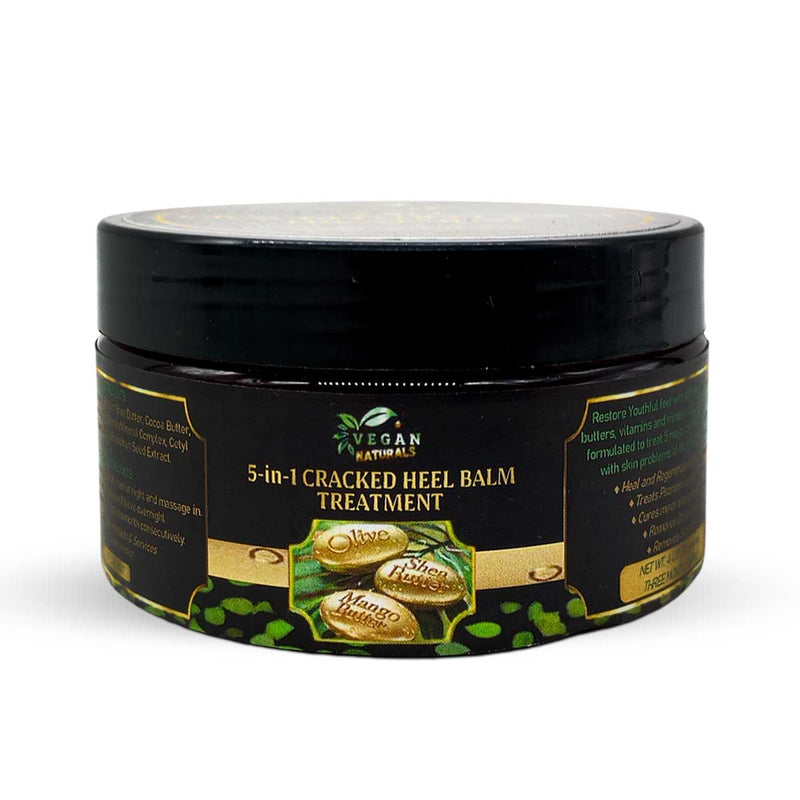 Vegan Naturals 5 in 1 Cracked Heel Balm Treatment - Caribshopper