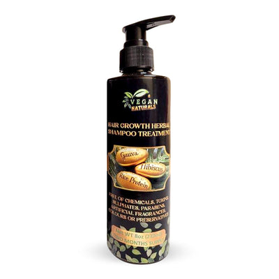 Vegan Naturals Hair Growth Herbal Shampoo Treatment - Caribshopper