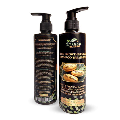 Vegan Naturals Hair Growth Herbal Shampoo Treatment - Caribshopper