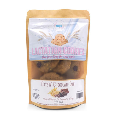 A Dozen By Dee Lactation Cookies Oats and Chocolate Chip, 8oz - Caribshopper