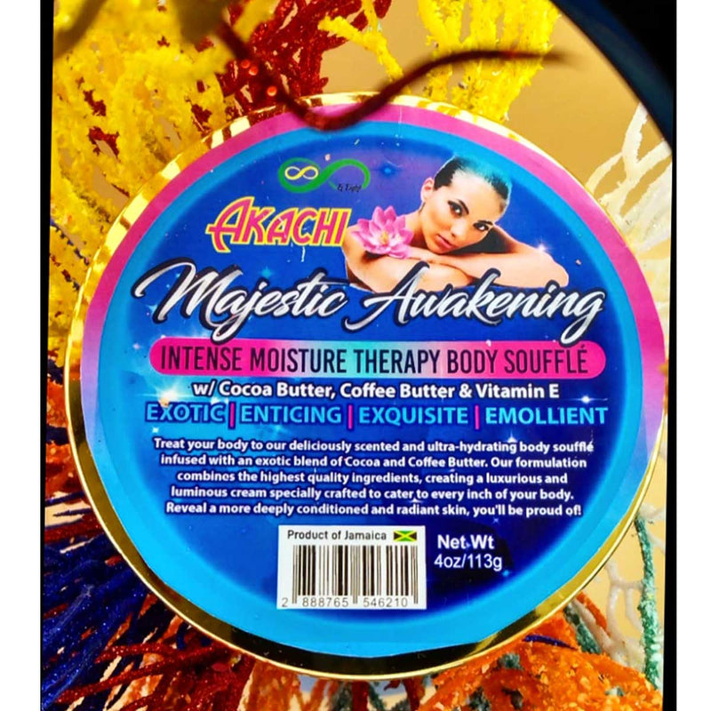 Akachi Majestic Awakening Whipped Body Souffle, 4oz - Caribshopper