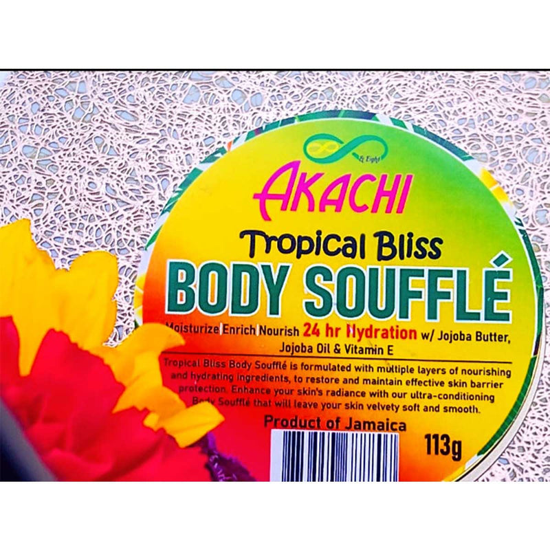 Akachi Tropical Bliss Body Souffle, 4oz - Caribshopper