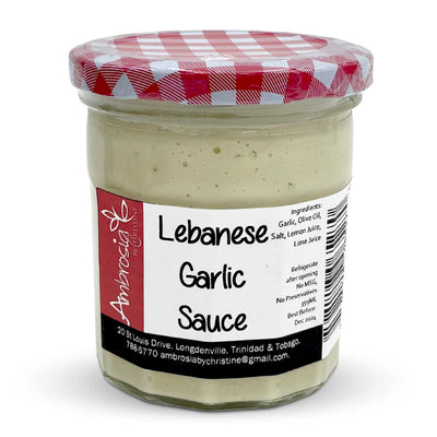 Ambrosia by Christine Lebanese Garlic Sauce, 315ml - Caribshopper